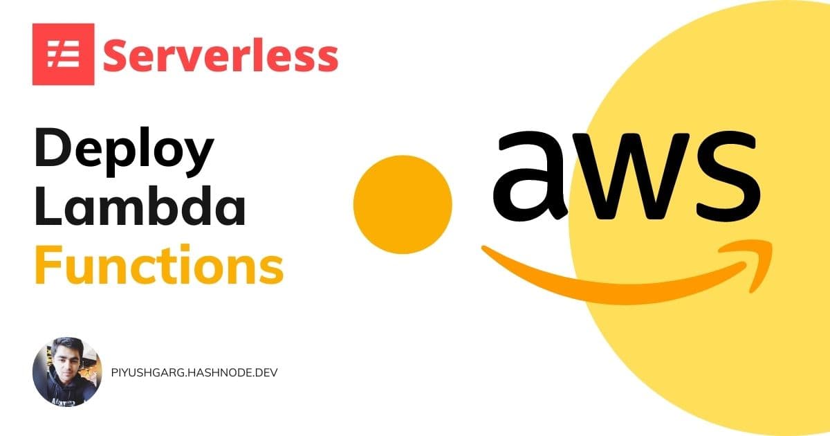 Deploying Node.js functions to AWS Lambda | Serverless